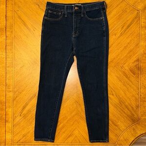 Madewell Roadtripper Jeggings Cropped Women’s Size 29x24 Blue Dark Wash